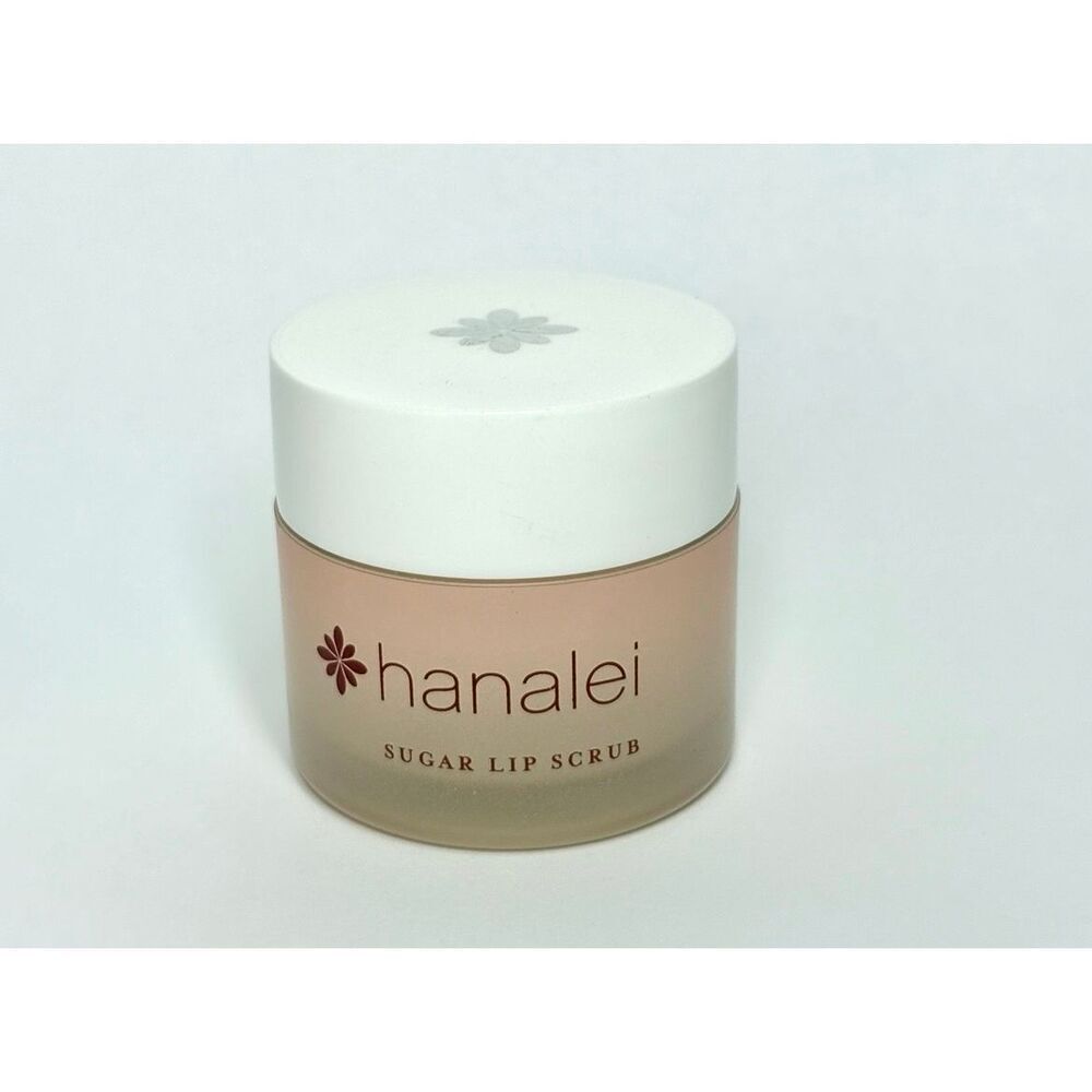 Hanalei Vegan Sugar Lip Scrub ~ Island Powered Beauty Full Size .78 fl oz New